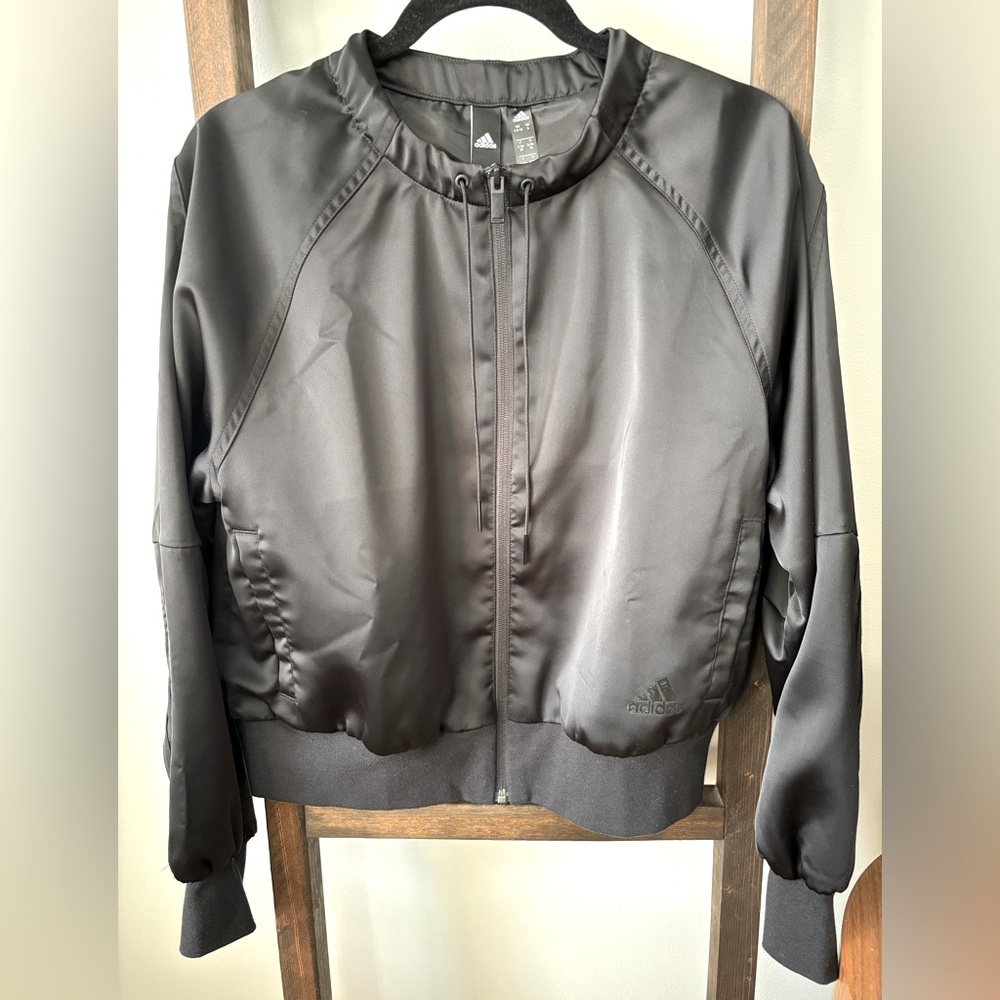 Adidas Black Bomber Jacket